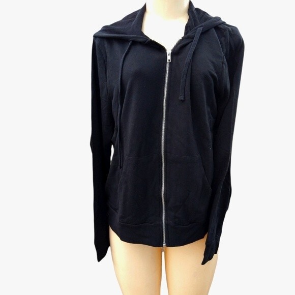 Black French Terry Jacket XL - Picture 4 of 6